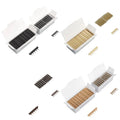6D-3 Generation High-Efficiency Silver Alloy Smart Metal Machine Buckle Set Hair Extension Tools Connectors Commercial Use