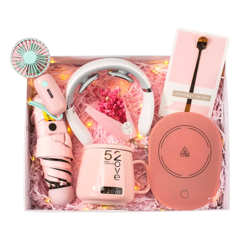 luxury promotion gift set New Arrivals Gift Optional Beautiful and Practical Wedding Valentine Birthday Gift pink and Blue for Girls Wife and Bridesmaid
