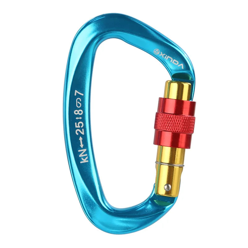 Explosions Rock Climbing Main Lock Mountaineering Quick Hanging D-Type Outdoor Safety Latch Main Lock Equipment Products