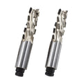 Dehuai Factory Wholesale Tungsten Carbide Milling Cutter Wood Router Bit Size Customized Tool PCD 1+1 2+2 3+3 Milling Cutter