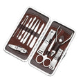 Stainless Steel Nail Clippers Scissors Nail Trimming Tools 12pcs Nail Tool Set