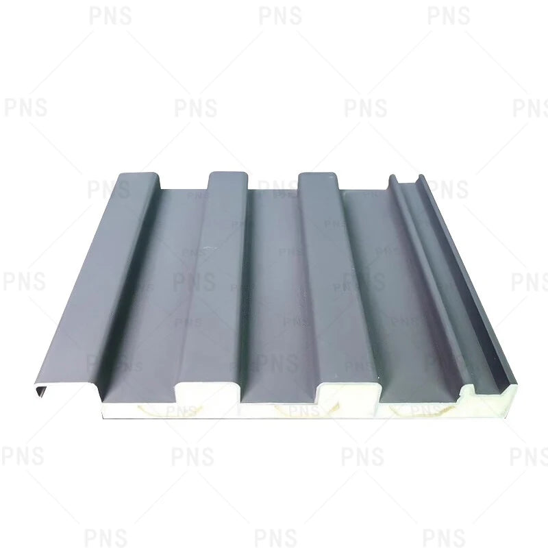 150mm-Rigid-Polyurethane-Foam Sandwich Roof Panels Sound Dampening Metal Panels for Outdoor Warehouse Workshop Hospital Use
