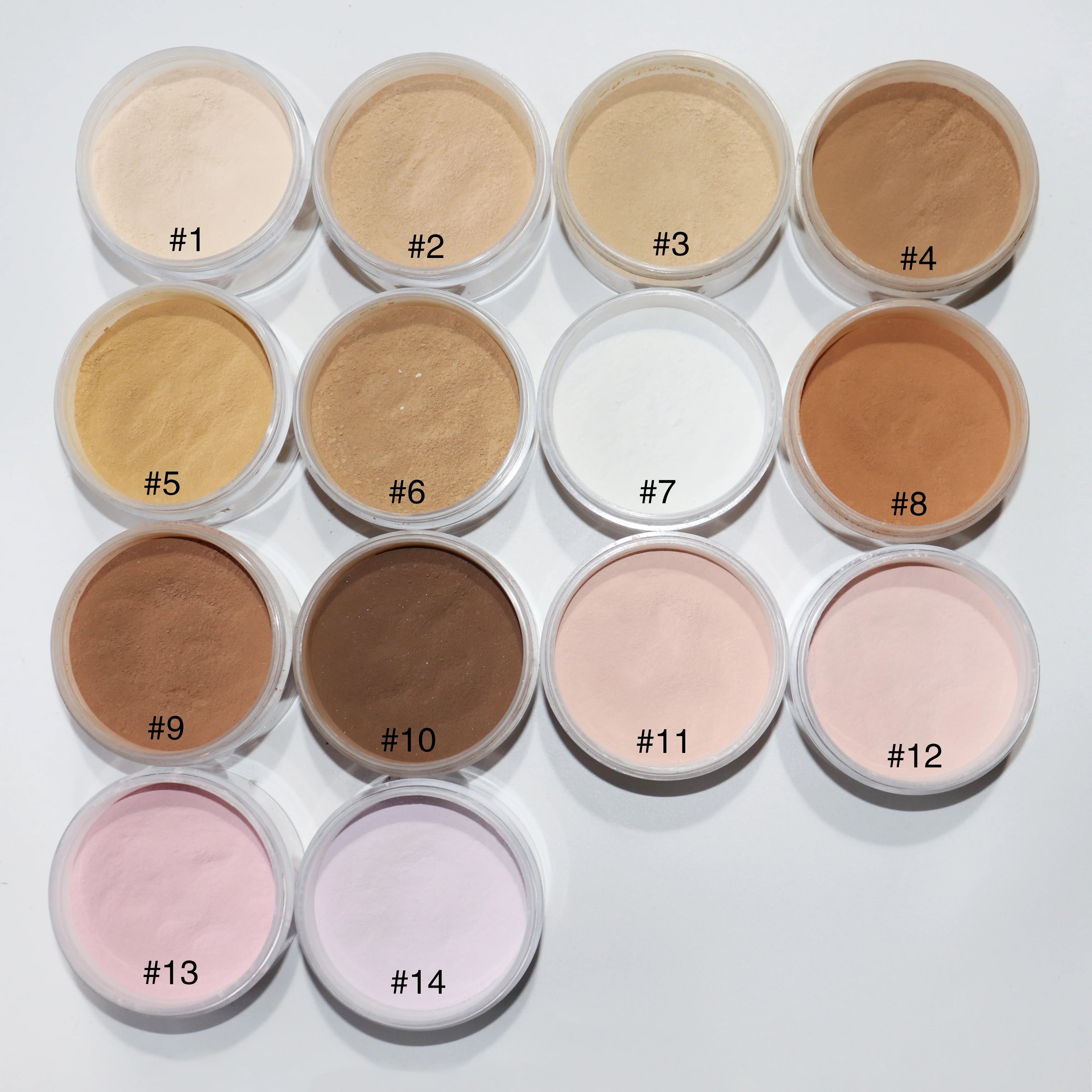 Custom Your Own Logo 14 Color Long Lasting Translucent Waterproof Loose Setting Powder