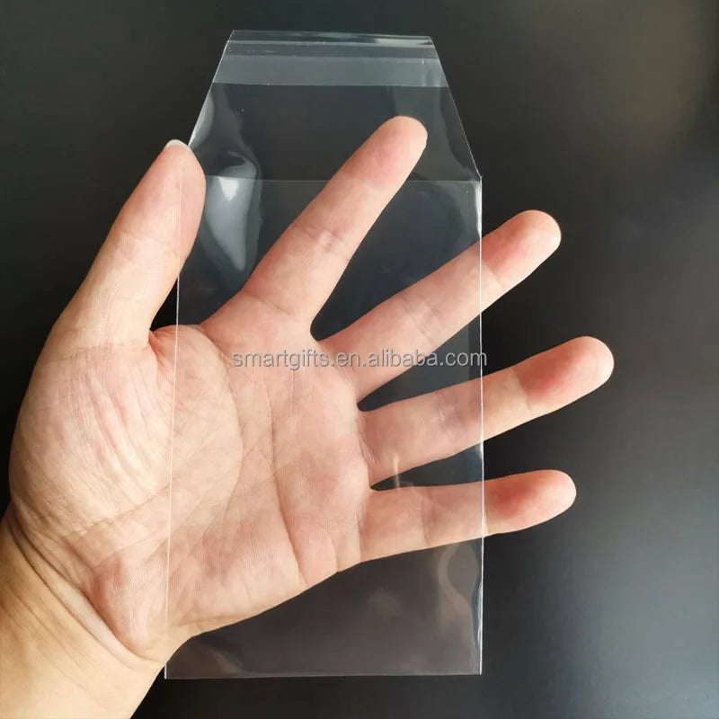 Plastic Graded Adhesive Card Sleeves Standard Perfect Fit Card Sleeves Graded Card Slabs Sleeves