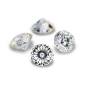 All Size White Loose Moissanite Round Vvs Lab Grown Diamond Price Per Carat GH Color Portuguese Cut Moissanite