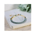 Hand Made 14k Gold Filled  Natural Blue Burma Jadeite Vintage  Bangle Natural Crystal Gemstone Wire Wrapped  Jewelry
