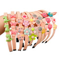 Fashion Design Non-Slip Kids Headbands Cartoon Fruit Hair Accessories for Children