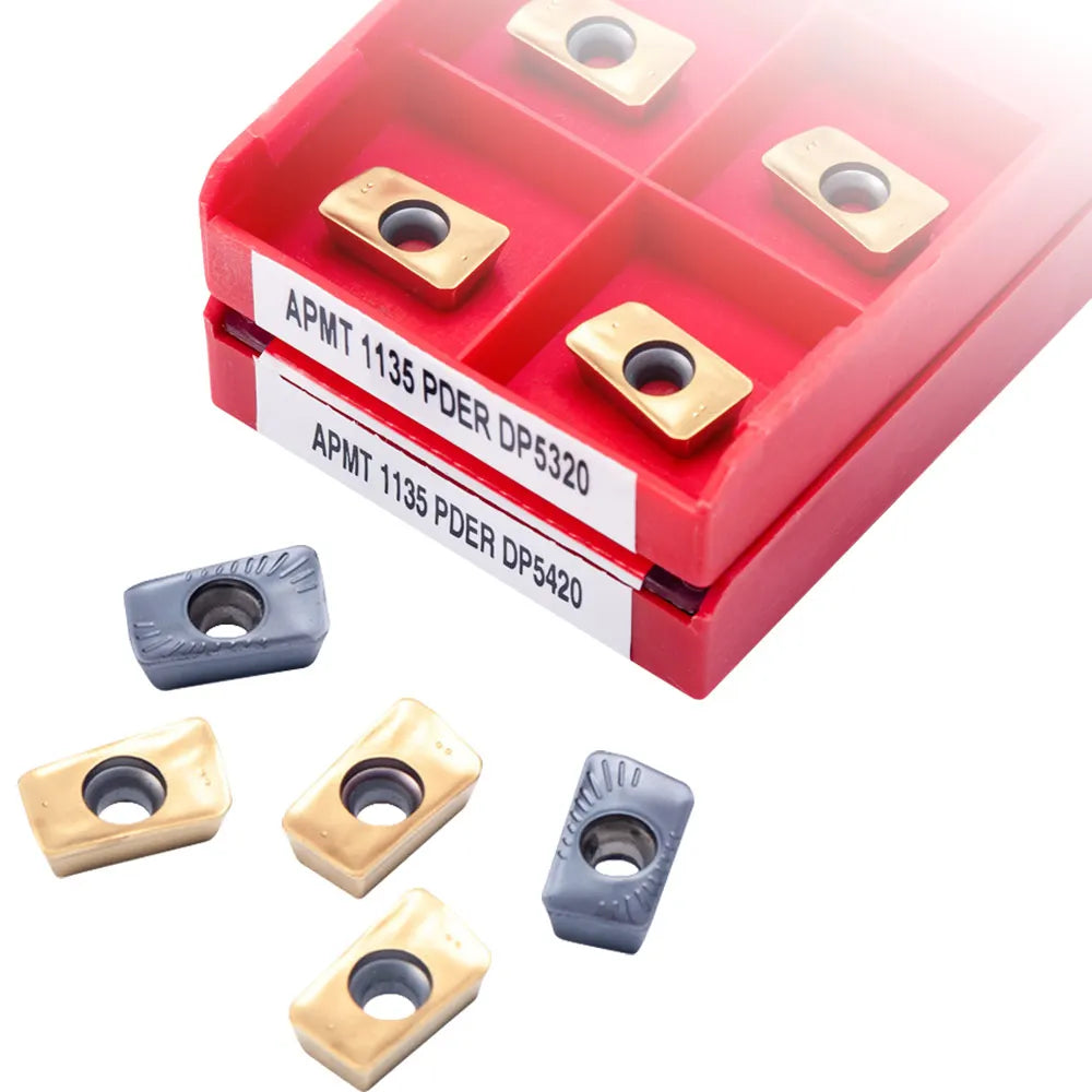 OEM Apmt 1604 1135 R0.8 Tungsten Carbide Inserts Cnc Tool Apmt 1604 M2 Cnc Milling Insert Cutter