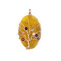 Fashional Chakela Stone Gold Wrap Wire Life Tree Pendant Yellow Agate Natural Agate Stone Accessory for DIY Decoration
