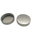 Wholesale 45mm Silver Color Metal Tin Cap  Caps With  PE Foam Liner &alum Foil Induction Seal for Empty Pill Bottle