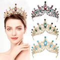 Princess Queen Pageant Birthday Diamond Crowns Vintage Tiaras  Bridal Crown for Wedding Hair Accessories
