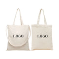 Wholesale Custom Eco-Friendly Cotton Canvas Tote Bags with Rope Handle Logo Printed Reusable Environment-Friendly Shopping Bags