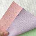 Waterproof PVC Vinyl Synthetic Leather Imitated Weave Bamboo Embossing for BV Bag Handbag Making for Furniture Decorative PU