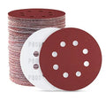 DE Warehouse 24H Shipping Free Delivery 25Pcs 5-In Hook & Loop Sanding Discs - Aluminum Oxide 800-2000 Grit 8-Hole Dustless