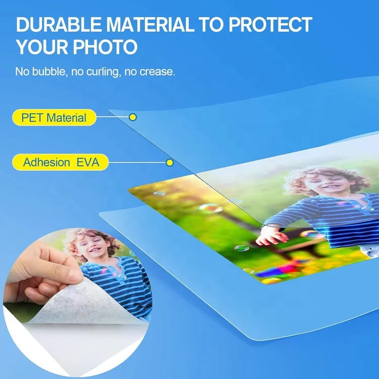 80mic A4 Laminating Pouch Film Eva Id Card Lamination Film OD Laminating Pouch Film