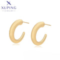 T000956055 XUPING JEWELRY 14K Gold Color Luxury Stainless Steel Korean Vintage Fashion Gold Plated Fine Earrings