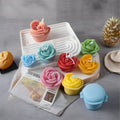 3d Rose Silicone Mold 3 Sizes Rose Shaped Anniversary Soap Candle Mold Diy Plaster Home Decoration for Valentine's Day Gift