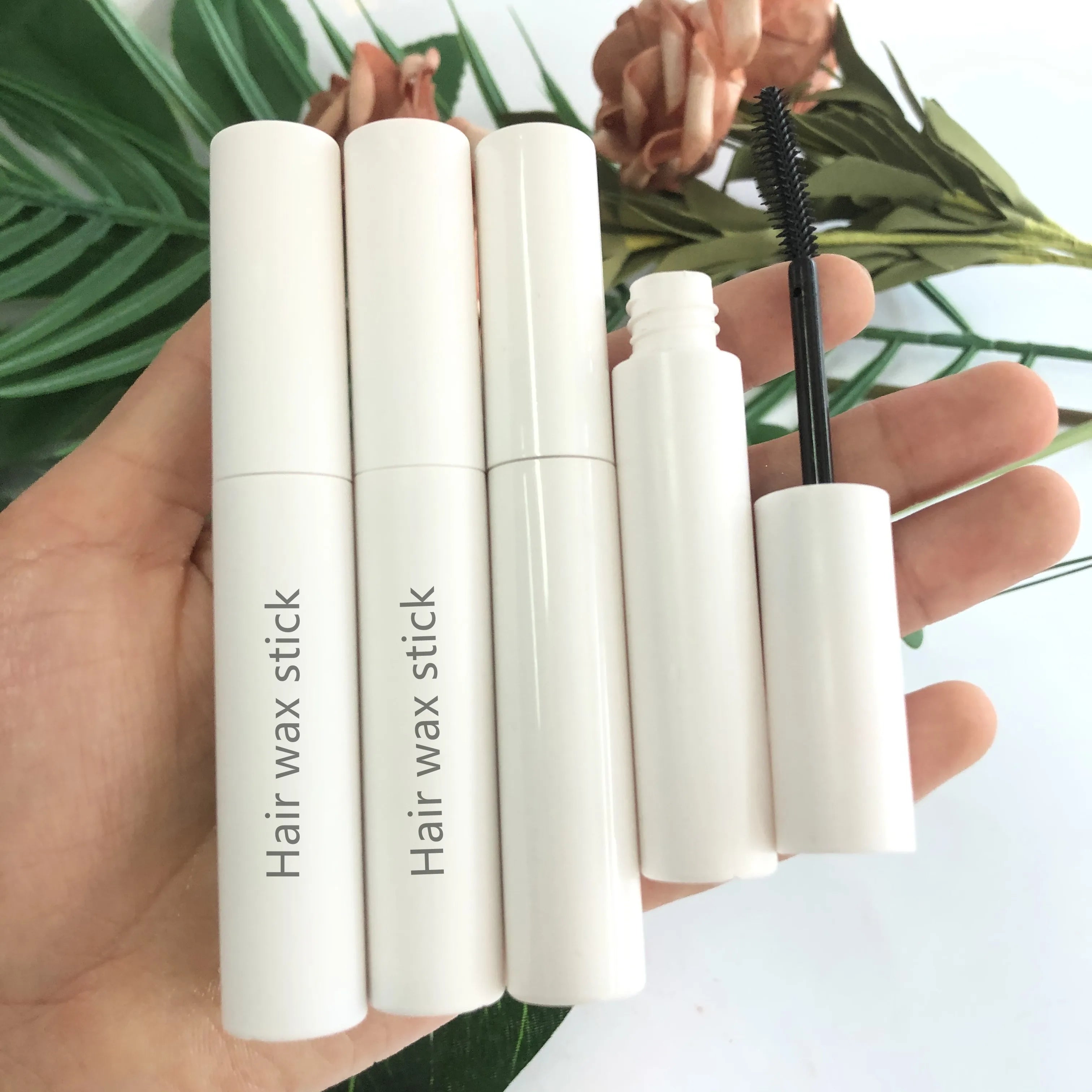 Waterproof Magical Wax Stick for Hair Private Label Shampoo Container Tube Vendor Hard Brush