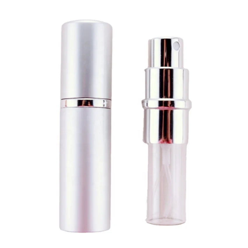 5ml pink Silver  Black Multi Color Perfume Atomiser Refillable Empty Spray Bottle  Pump  Portable Travel Travel Bottles 8ml 10ml