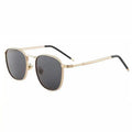STORY SH6111 UV400 Fashion Retro Gold Frame Glasses Eyewear Vintage Tea Lens Square Polarized Sunglasses Women Men