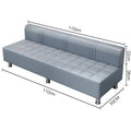 Beauty PU Foldable Waiting Sofa for Barbershop Beauty Salon Home Office & Living Room-Compact Design