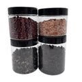 8oz 12oz 16oz Transparent Storage Favor Jars Wide Mouth Containers with Lids/Empty Plastic Jar PET Bottles Candy Container
