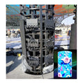 Flexible LED Display Billboard 304.8 X 304.8mm Large Led Video Wall P3.81 Circular Arc Led Screen