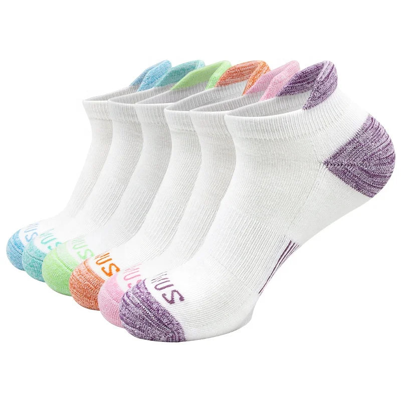 Wholesale Padded Cushioned Running Socks Women Active Workout Athletic Sports Ankle Socks