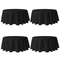 Navy Blue Round Handmade Custom Logo Party Wedding Tablecloth Durable Polyester Good Quality