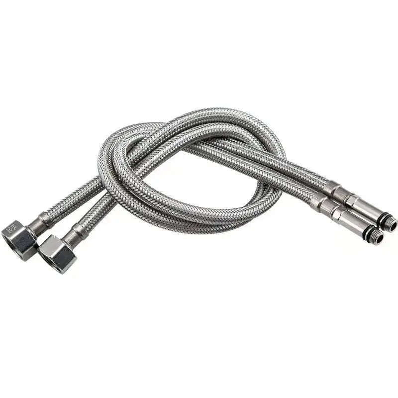 Wholesale Good Quality 2 Inch Nuts Stainless Steel Wire Braided Metal Pipe High Pressure Braided SUS 304 Flexible Hose on Sale