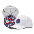 Custom 5 Panel Two Tone Luxury 5 Panel Structured Curved Brim Gorras Waterproof Pvc Rubber PatchLogo Golf Hat Baseball Cap