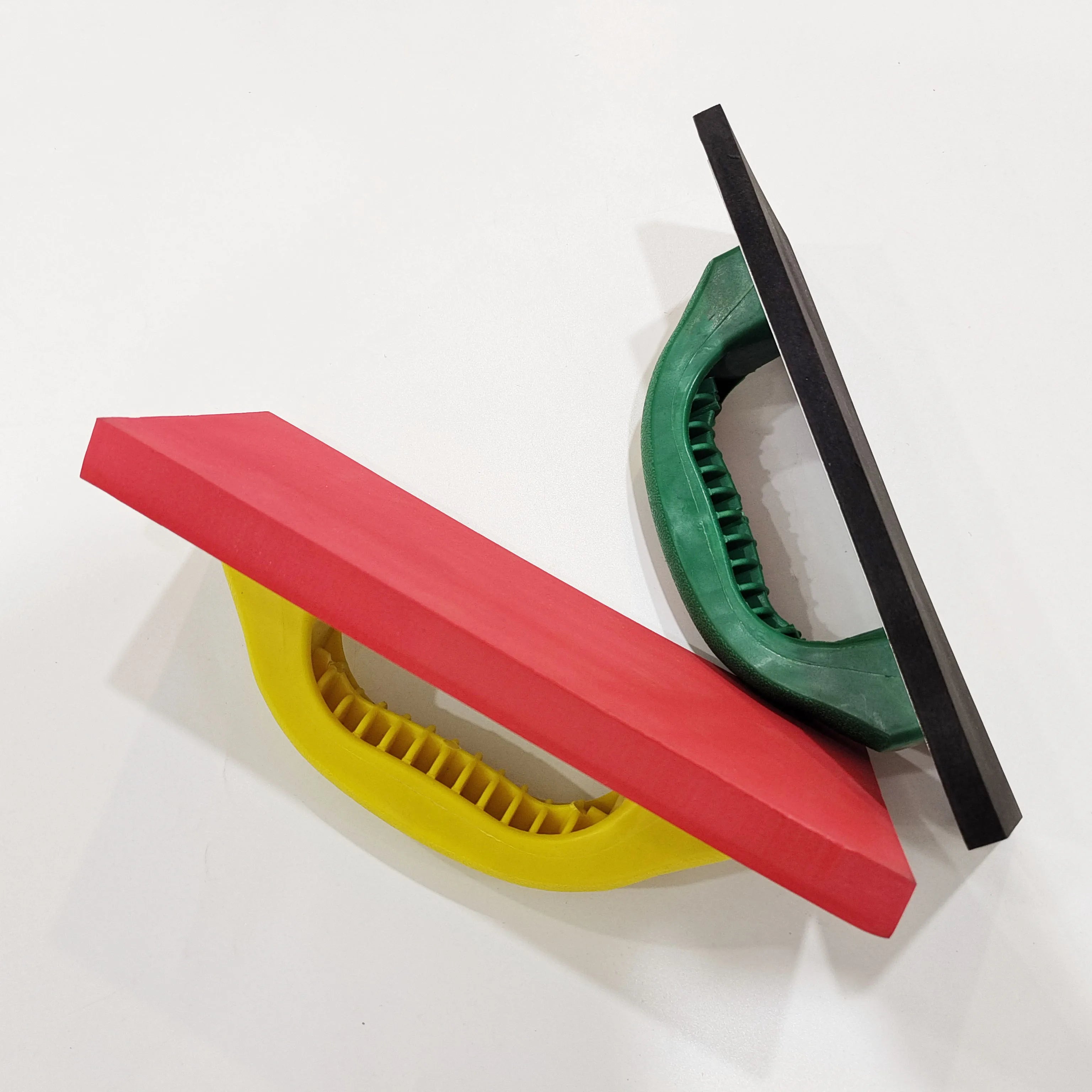 4x12 Inch EVA Floats with Wooden Handle for Plaster & Stucco