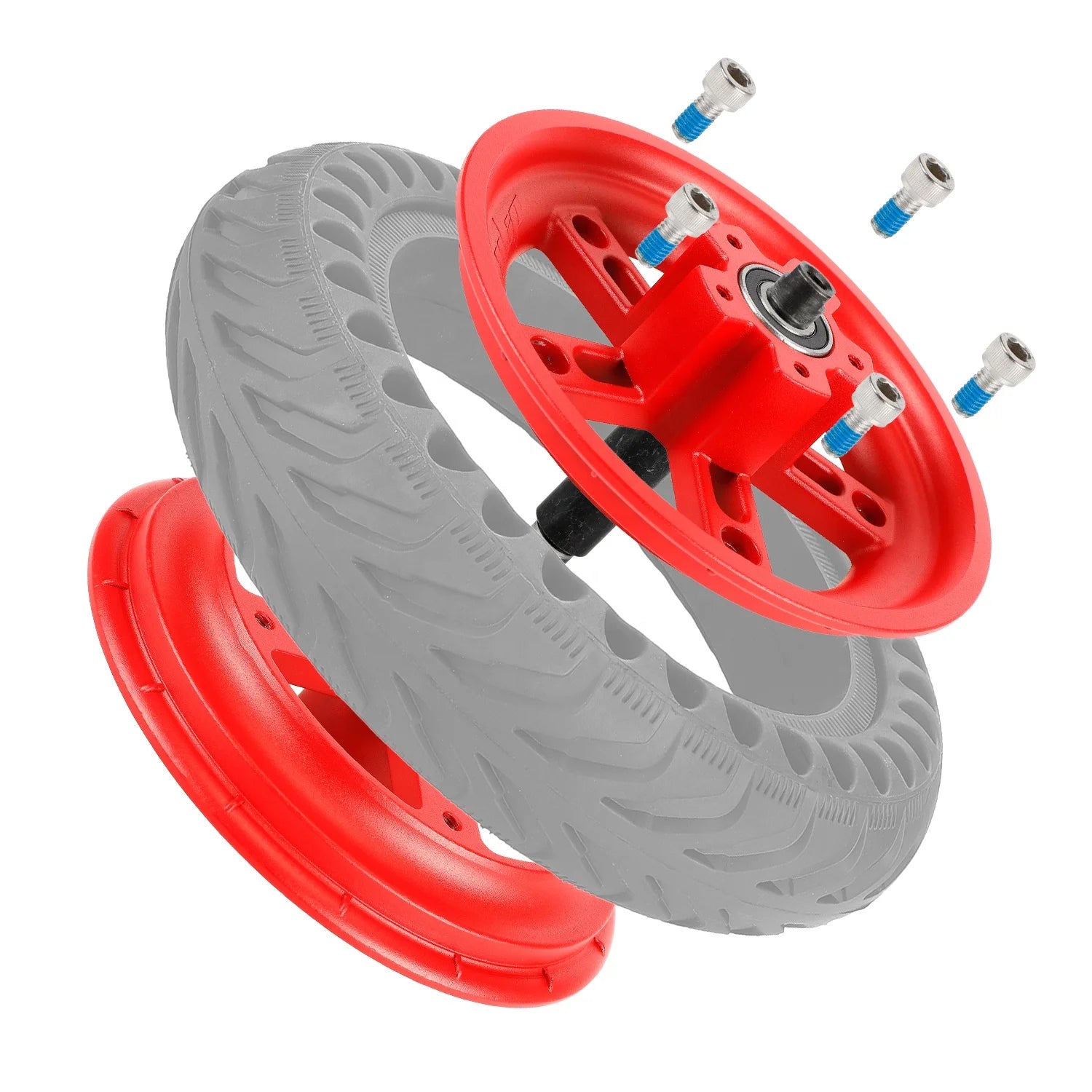 New 2 Pcs Split Rim for Xiaomi M365 Pro Pro2 1S MI3 Scooters Hub 8.5 Inch Solid Tire Rim Scooter Wheel Replacement  M365 Part