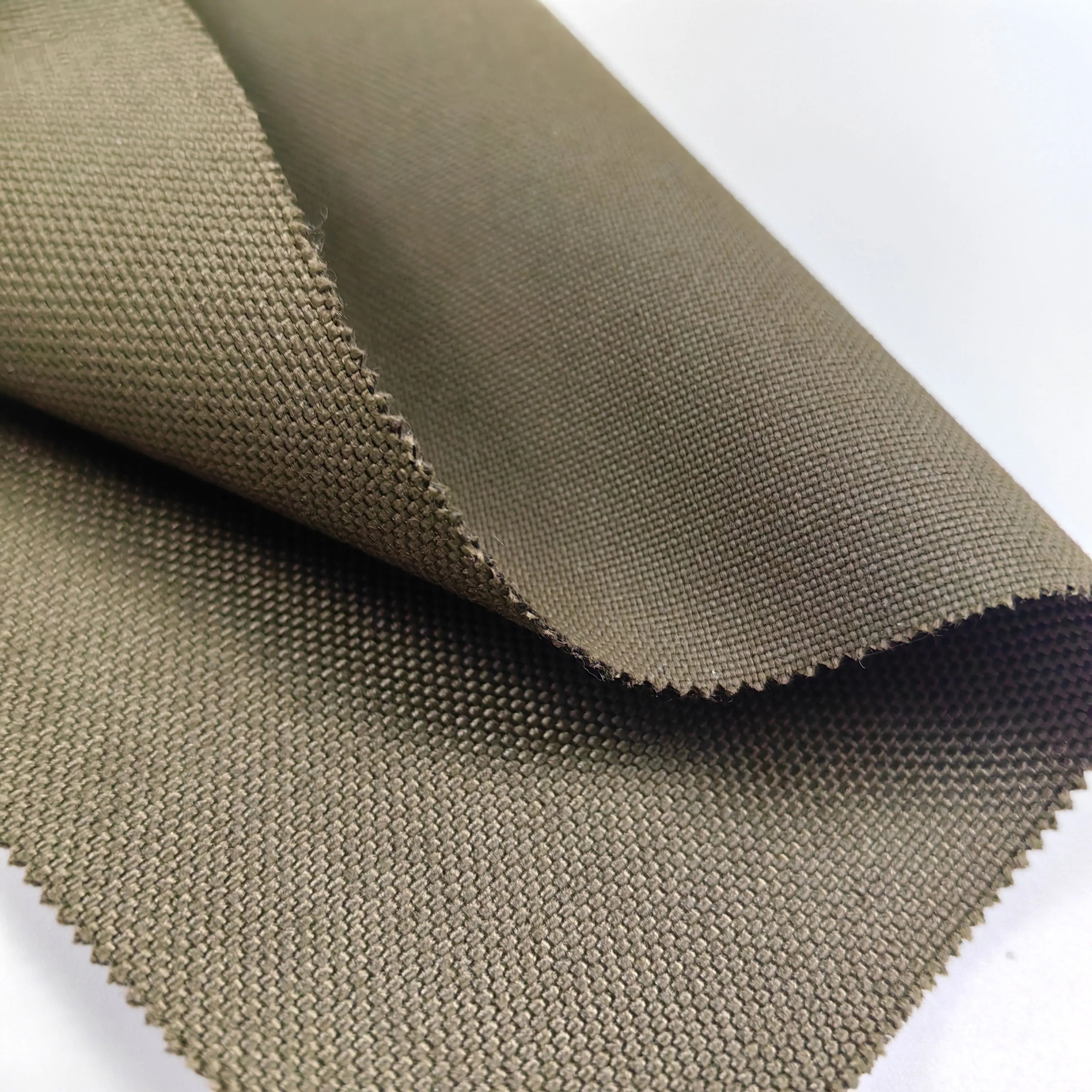 Green Black/Coyote Brown Ballistic Heavy-Duty 1000D/500D Nylon Cordura Fabric PU Coated Woven for Girls Bags