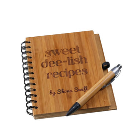 New Arrivals New Material New Arrivals Notebook_note Book Wooden Bamboo Reusable Notebook A5 Diary 80 Sheets Wedding Book