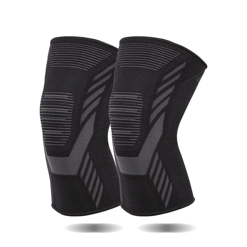 2165# High Elastic Sporty  Compression Knee Protector  Knee Support Knee Brace With Double Silicone Anti-Slip