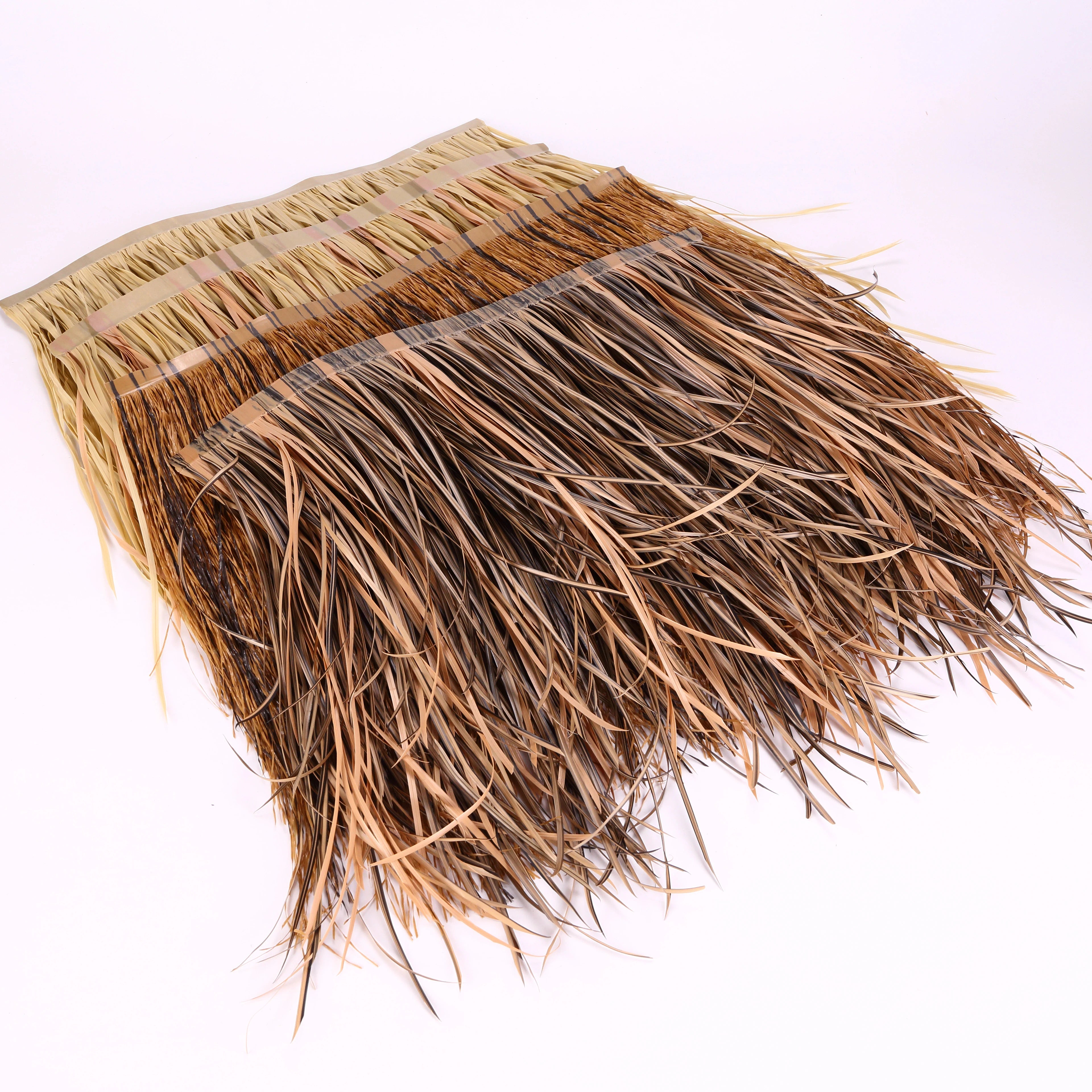 Exhart 11 Ft Diameter Synthetic Thatch Umbrella Extrusion Garden Roof Artificial Tree House Gar Plain Roof Tiles Machine
