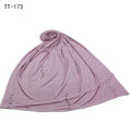 Wholesale High-quality Instant Cotton Jersey Hijab Stretchy Scarf for Women One Loop Jersey Muslim Hijab With Stone MegaBDM