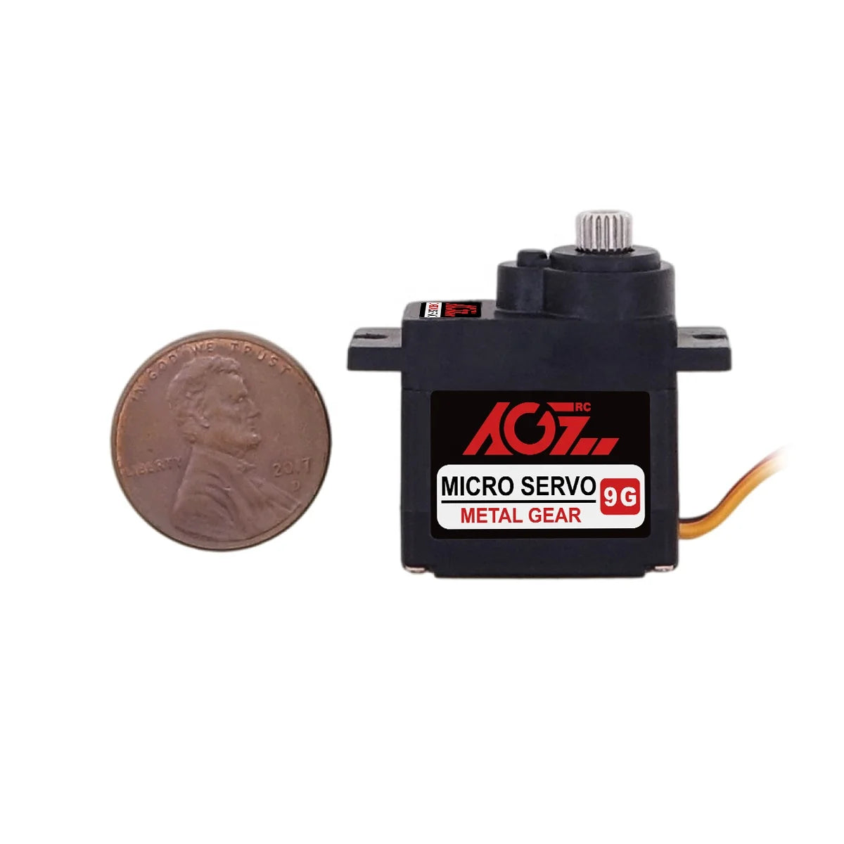 AGFRC B9DLM 9g 0.11sec Speed Torque Plastic Gears Digital DC Motor Micro Servo 1:24 Scale RC Cars/Airplanes/Helicopters