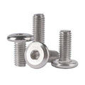 Allen Wrench Machine Screws Furniture Beveled Edge M5 X 10mm Ultra Low Profile Screws for Assemble Furniture 1 Inch