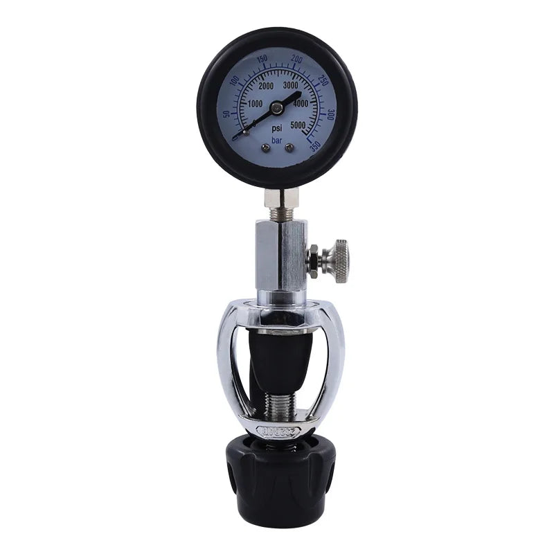 Yoke 4500 PSI Tank Pressure Checker Gauge Scba Diving