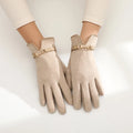 Highly Comfortable Thermal Touch Screen Fleece Mittens Winter Women Wool Warm Gloves