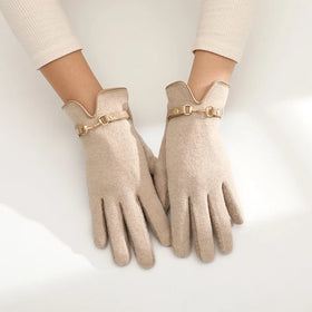 Highly Comfortable Thermal Touch Screen Fleece Mittens Winter Women Wool Warm Gloves