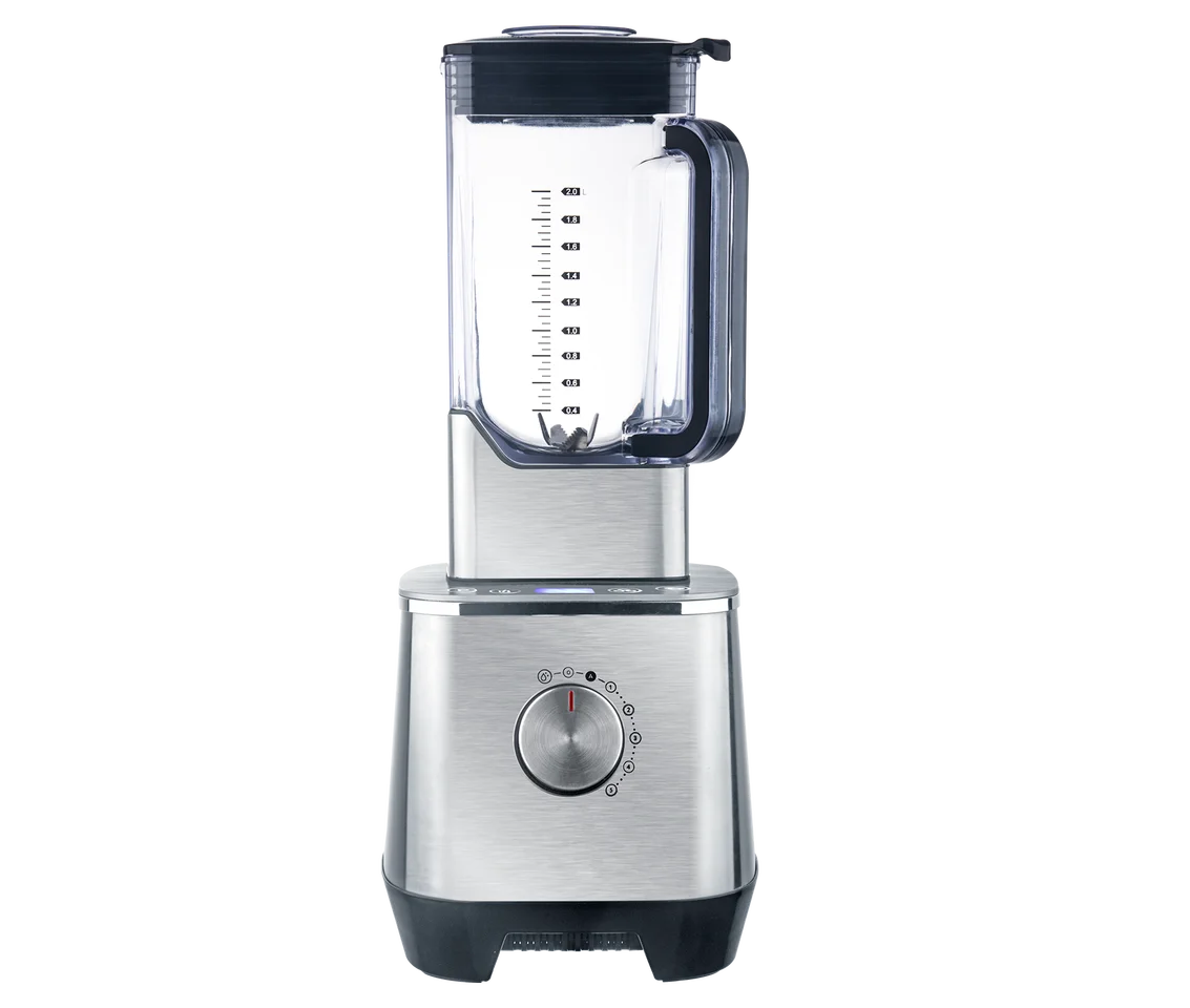 2000W Electric Commercial Glass Jar 2L 6-Leaf Stainless Steel Blade Ice Crushing Programmable Household Use Blender CE/CB/ETL