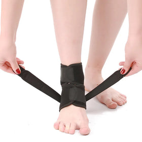 Adjustable Strap Neoprene Ankle Brace for Fitness Safety Pain Relief and Injury Recovery From Joint Injuries
