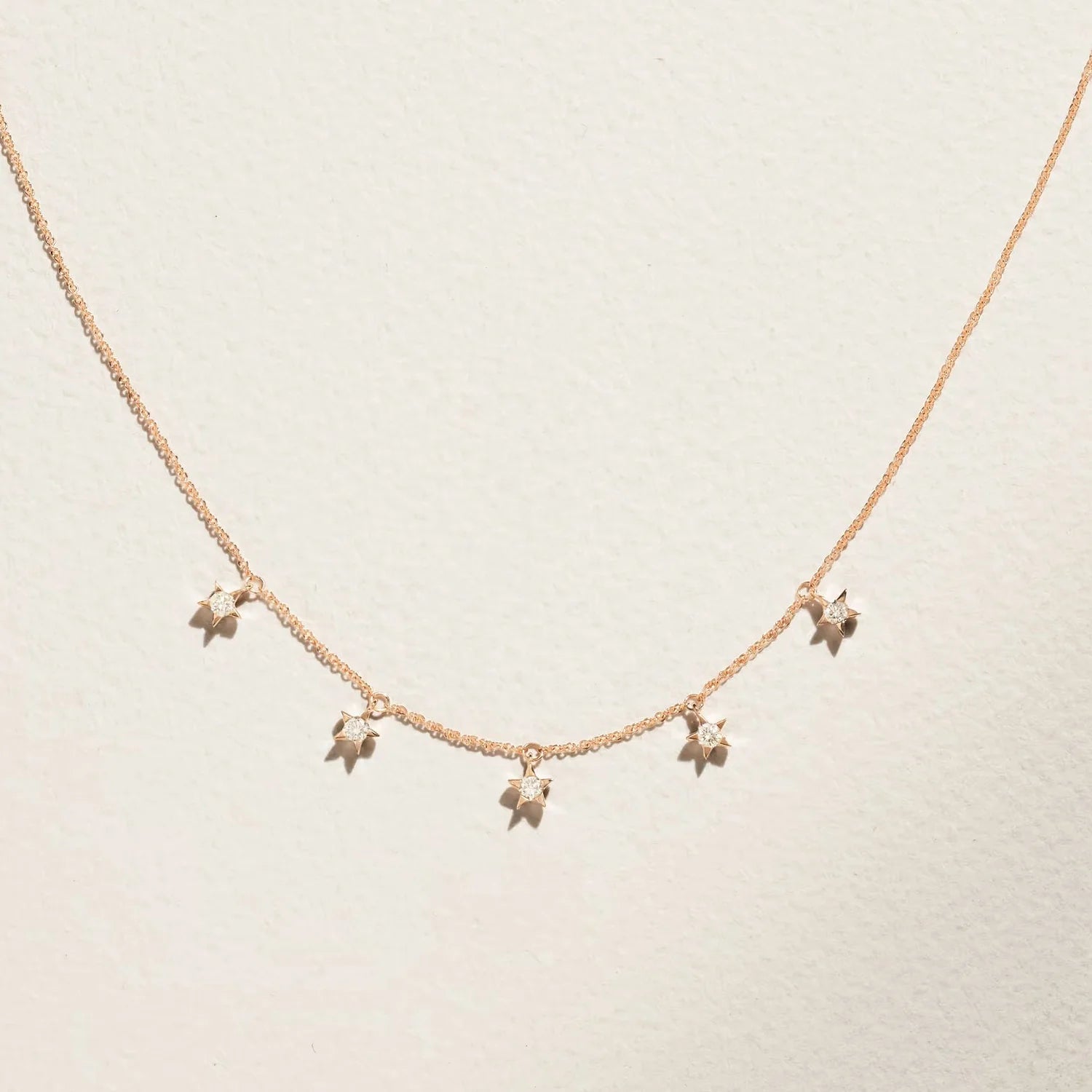 LOZRUNVE 925 Sterling Silver Gold Jewelry Accessories Star Charm Necklace Choker Women
