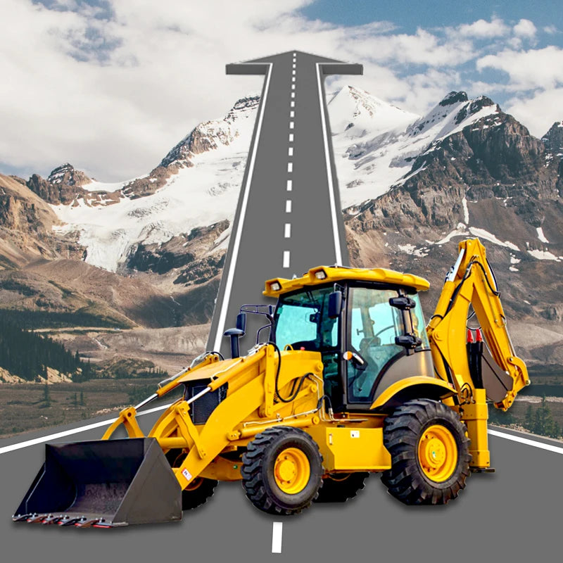 Professional Manufacture JCB Type Wheel Backhoe Excavator Loader Price for Sale