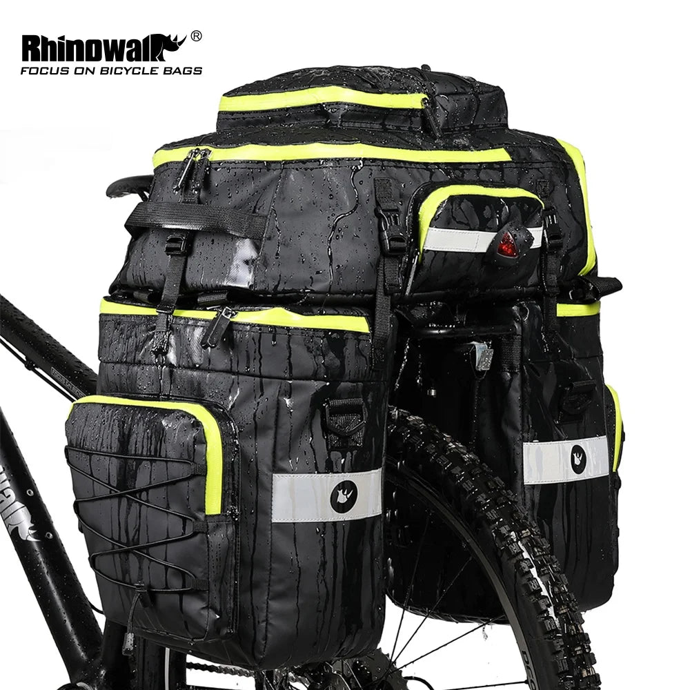Rhinowalk  Multifunctional 3 in 1 Cycling Bike Pannier Waterproof Bicycle Rear Seat Bag