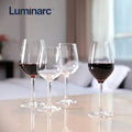 Luminarc Cold Cut Wine Goblet Custom logo 250 350 470 580ml Red Wine Glass Champagne Goblet Wholesale Price Gift Box Set