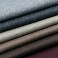 Wholesale Italian Merino Wool Twill Fabric Brushed 100% Worsted Wool Fabric for Men's Suits Fall and Winter Styles